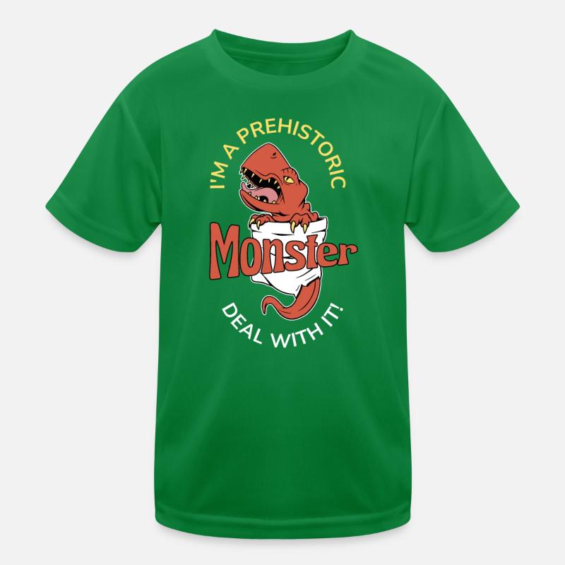 Ich bin ein prähistorischer Monster-Trex-Dinosaurier Kinder Funktions-T-Shirt