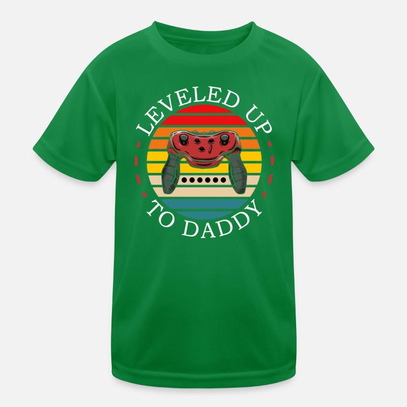 Nerd du jeu nivelé à papa T-shirt sport Enfant