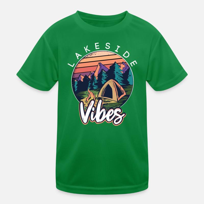Lakeside-Vibes-Modus Kinder Funktions-T-Shirt