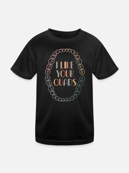 Zahnärztliche Assistenz Lustige Hygienikerin Zahnarzt - Kinder Funktions-T-Shirt - Schwarz - Vorne