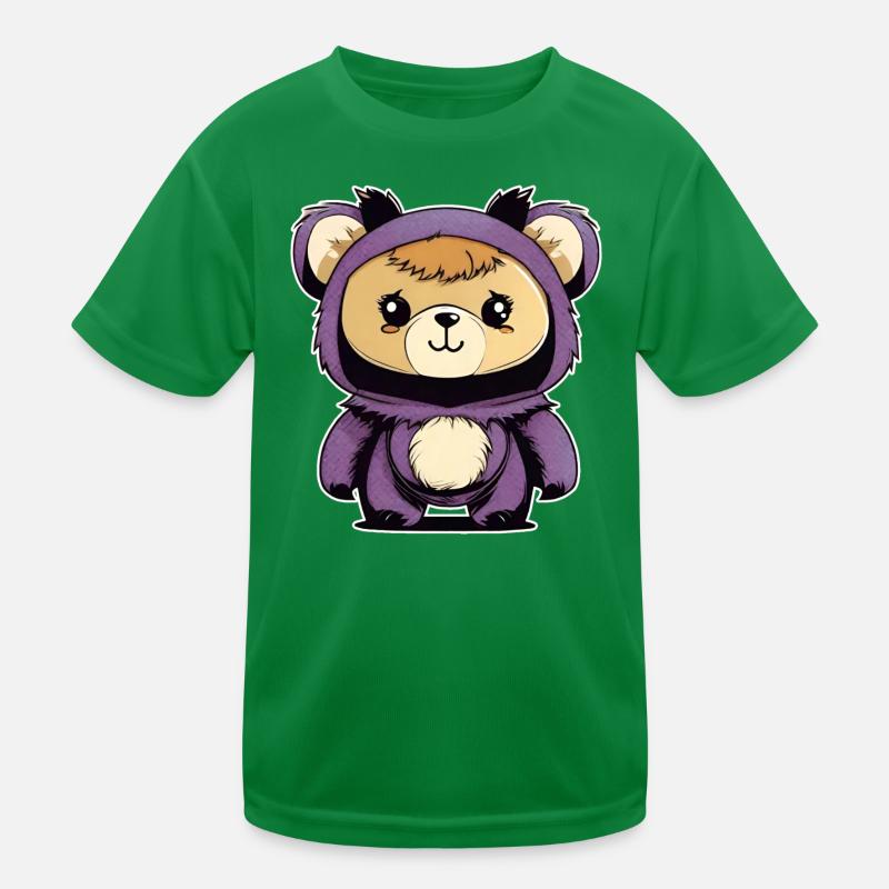 Ours en peluche mignon T-shirt sport Enfant