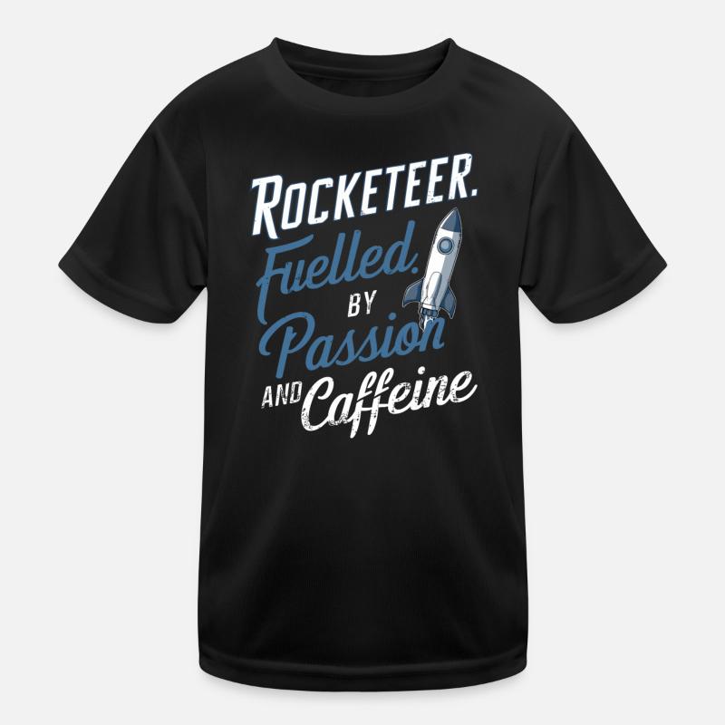 Maquette Rocket Builder T-shirt sport Enfant