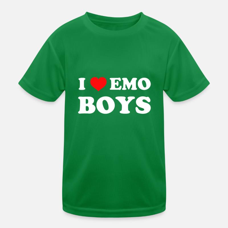 J’aime les garçons Emo T-shirt sport Enfant