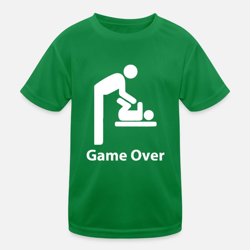 Game Over - Werdende Väter werden Vatertag Kinder Funktions-T-Shirt