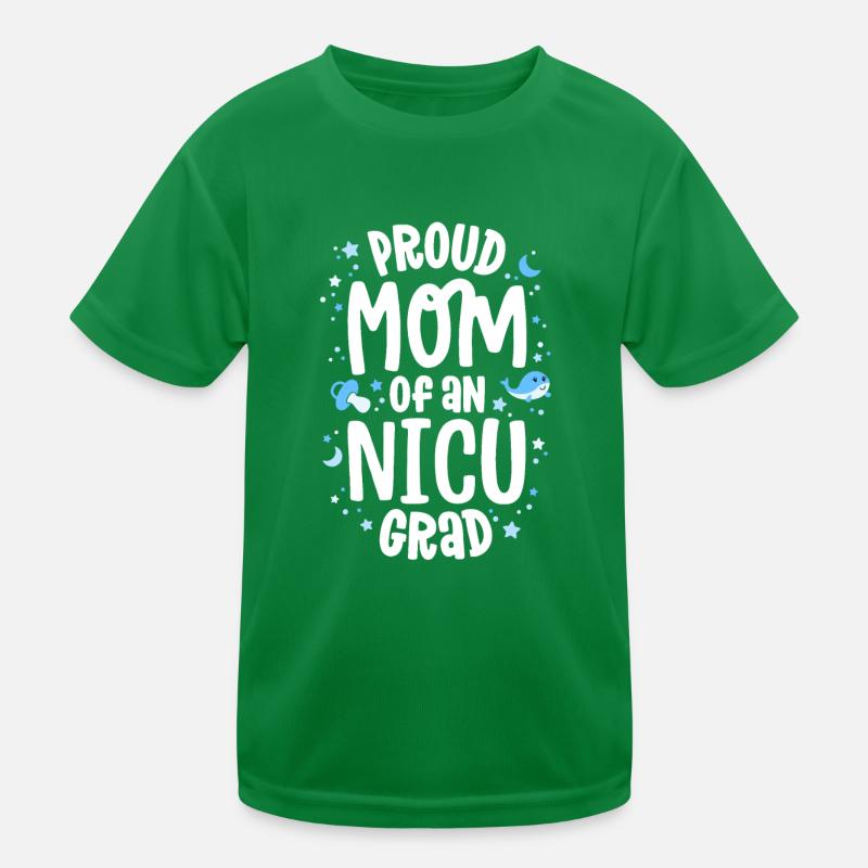 Stolze Mutter einer Mutter mit Neugeborenen-Neugeborenen-Abschluss Kinder Funktions-T-Shirt