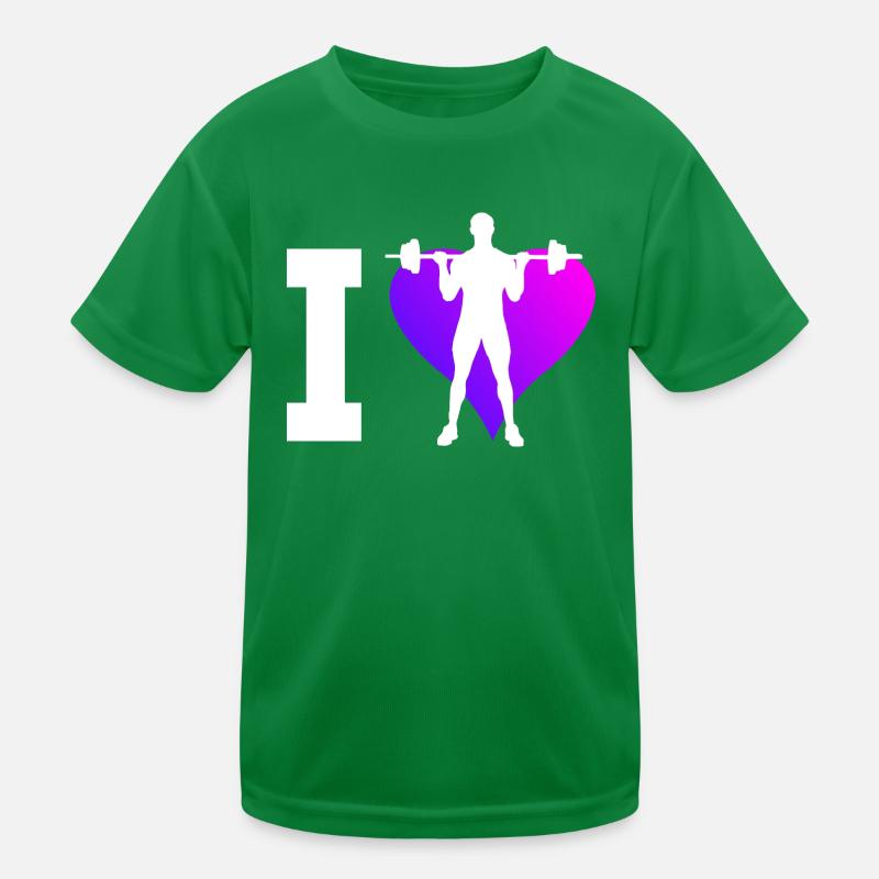 Strength Training Endurance Training Men Weightlifting Kids Functional T-Shirt
