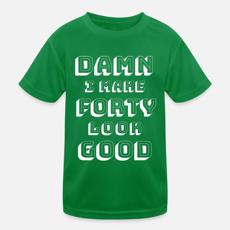 40th birthday Kids Functional T-Shirt