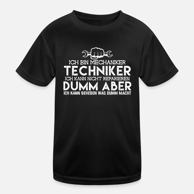 Mechaniker Techniker | Mechaniker Kinder Funktions-T-Shirt