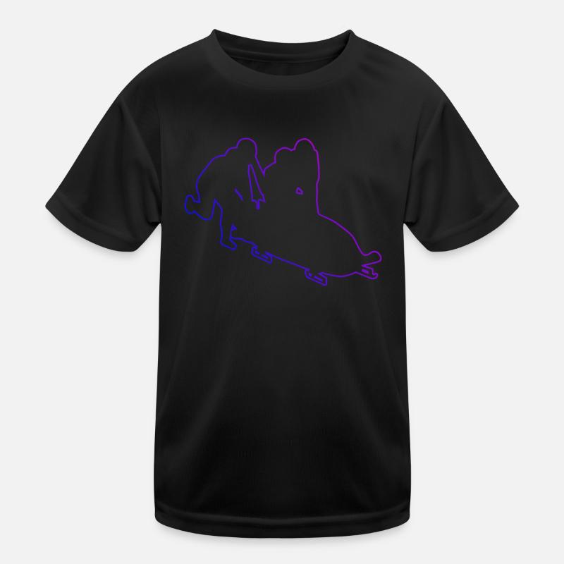 Women's two-man bobsleigh bobsleigh bobsleigh track bobsleigh ride Kids Functional T-Shirt