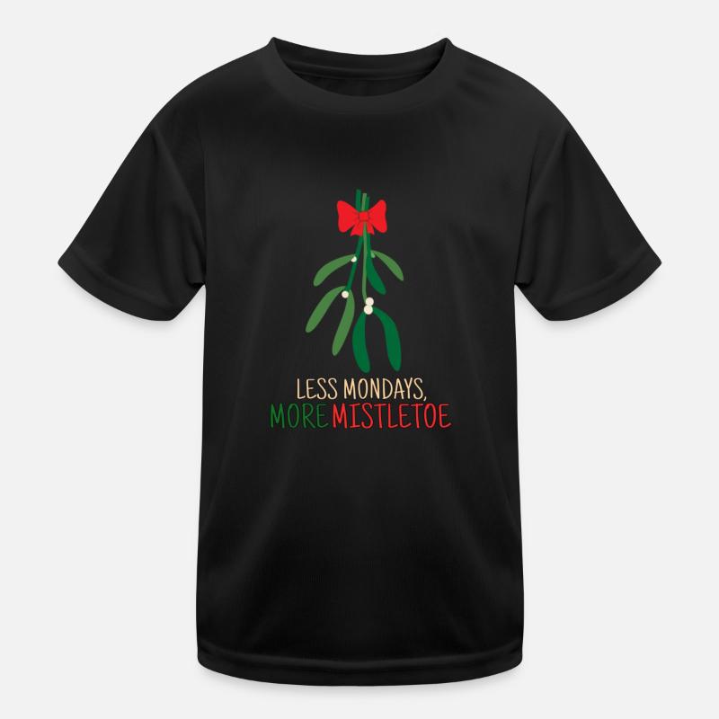 Moins de plus de gui de lundi symbole d’amour T-shirt sport Enfant