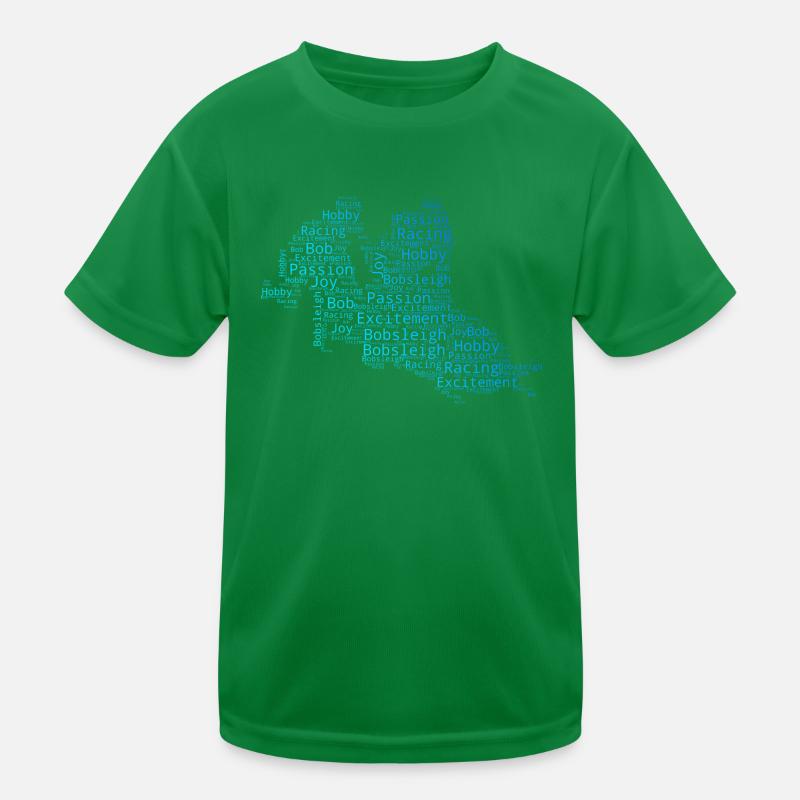 Bobsleigh à deux hommes Bobsleigh Femmes Bobsleigh T-shirt sport Enfant
