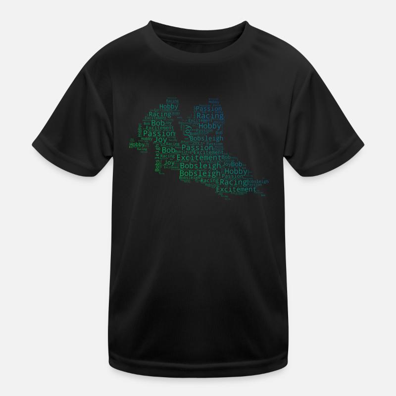 Men's Bobsleigh Track Bob Riding Women's Two-man Bobsleigh Kids Functional T-Shirt