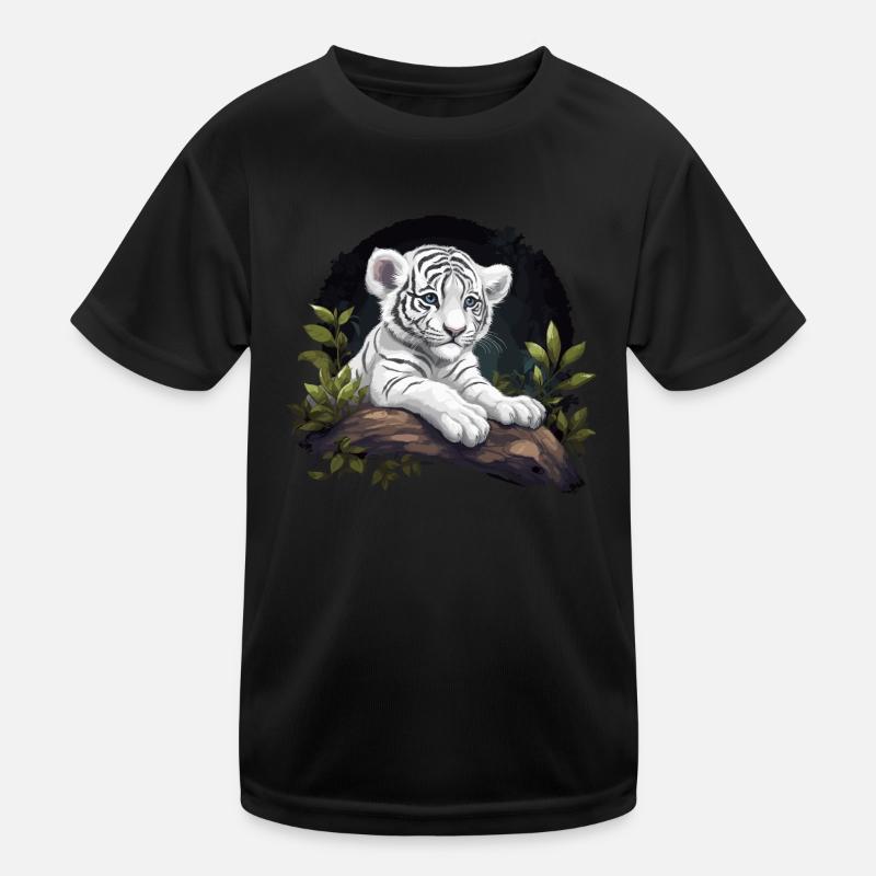 Bébé tigre blanc Wildcat Jungle T-shirt sport Enfant