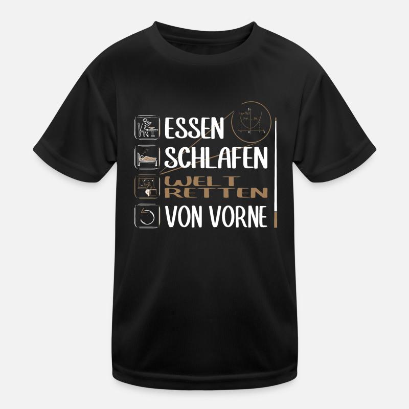 Super Mathelehrer Mathematiklehrer rettet die Welt Kinder Funktions-T-Shirt