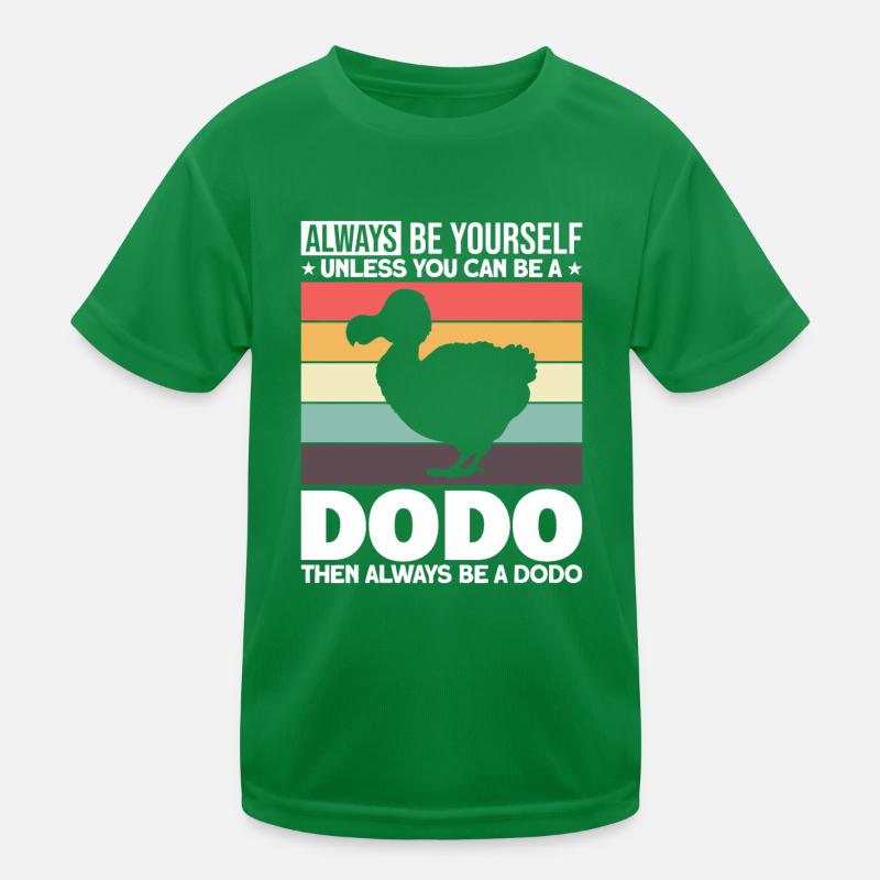 Dodo Bird Lovers Birdwatchers Extinct Kids Functional T-Shirt