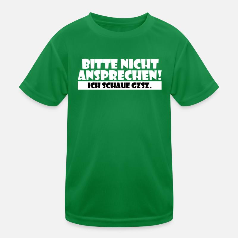 Bitte nicht ansprechen ich schaue gute zeiten GZSZ Kinder Funktions-T-Shirt