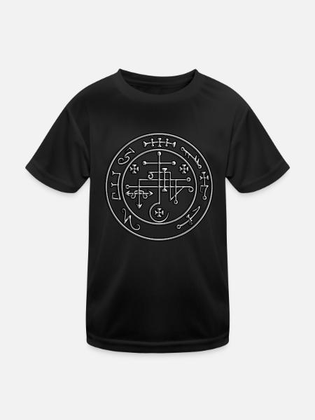 Sceau de Lucifuge - T-shirt sport Enfant - noir - Devant