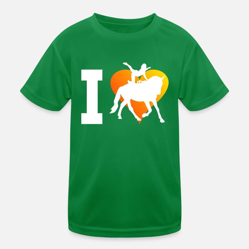 Voltige d’équipe Voltige Art équestre T-shirt sport Enfant