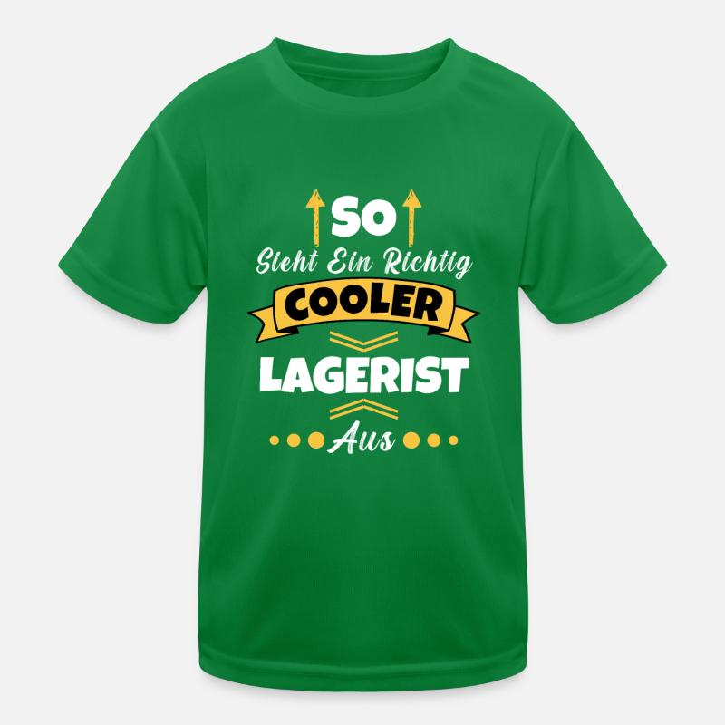 So Sieht Ein Richtig Cooler Metzger aus Fleischer Kinder Funktions-T-Shirt