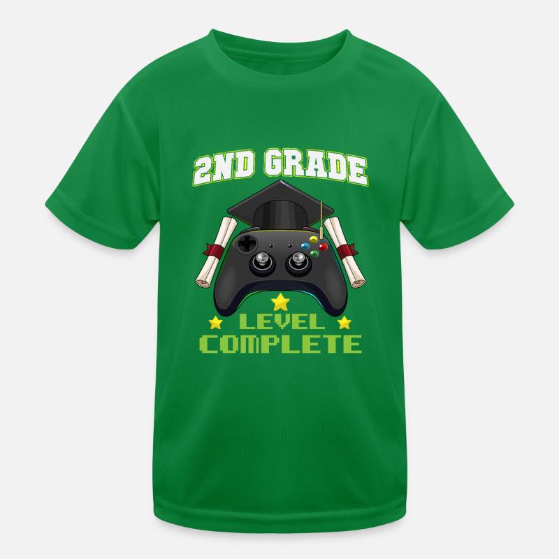 2nd Grade Level Complete Elemenatary Graduation Kids Functional T-Shirt