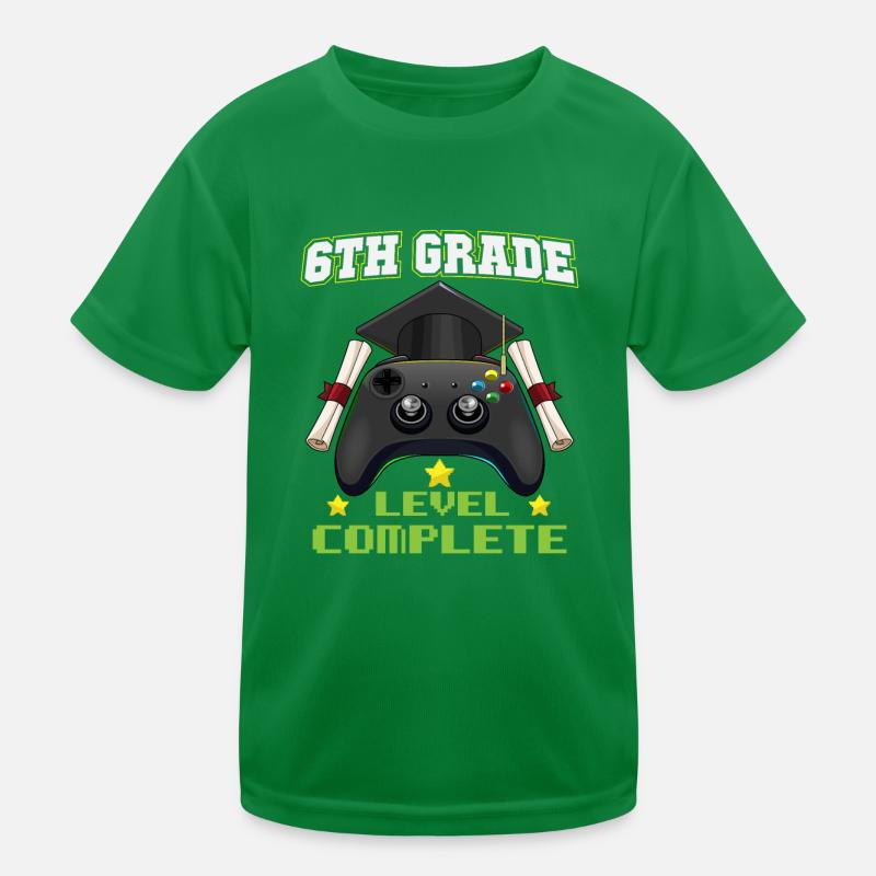 6th Grade Level Complete Middle School Graduation Kids Functional T-Shirt