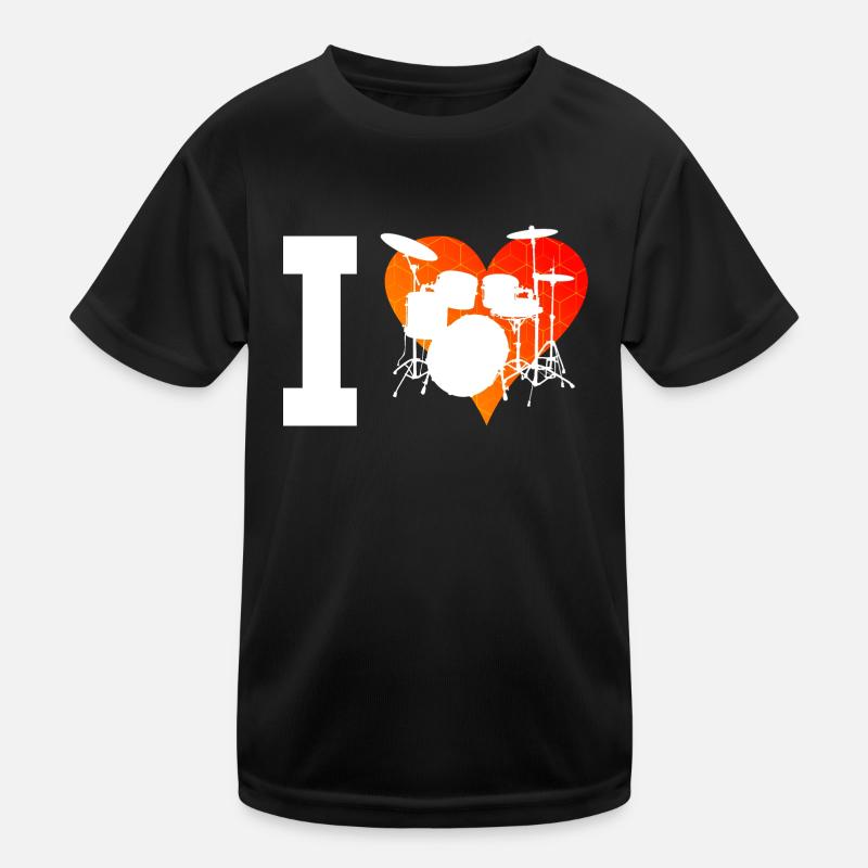 Batteur Batteur Batteur T-shirt sport Enfant