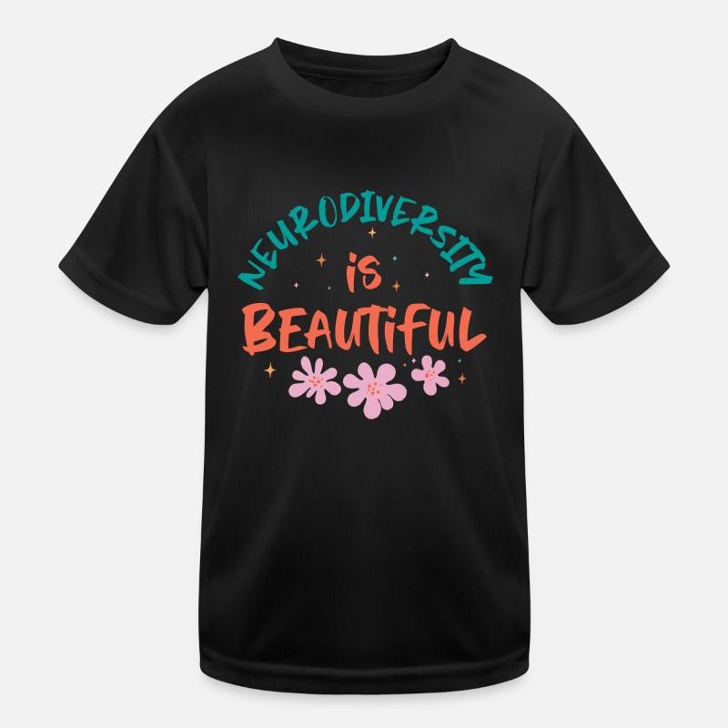 Neurodiverse Ehe Neurodiverser Stolz Kinder Funktions-T-Shirt