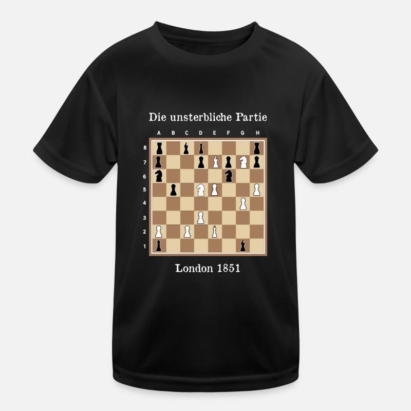 Le jeu immortel - Immortal Game Chess T-shirt sport Enfant