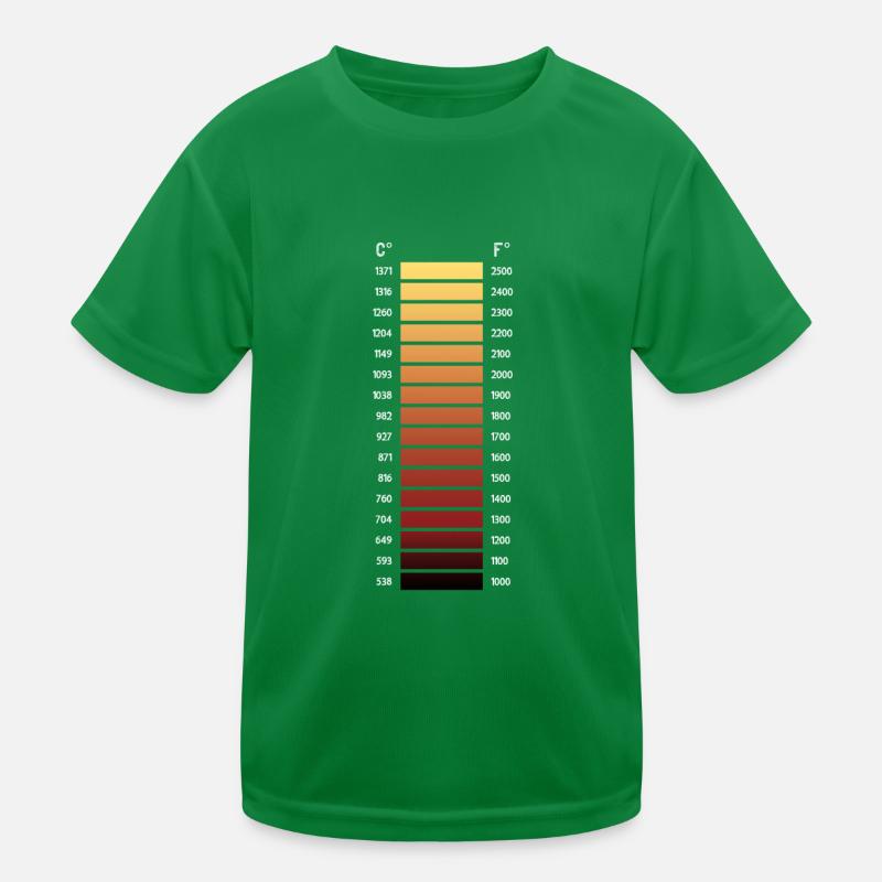Blacksmith area - temperature grill heating Kids Functional T-Shirt