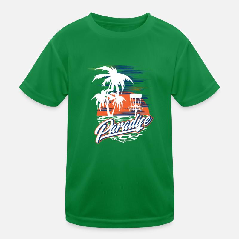 Paradise Disc Golf Kinder Funktions-T-Shirt