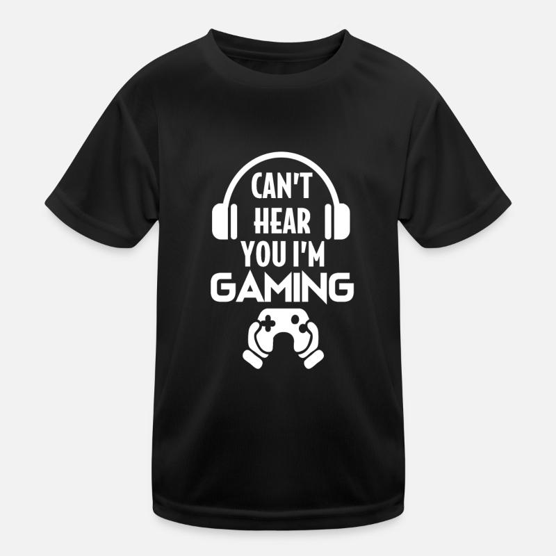 Gaming Headset Kinder Funktions-T-Shirt