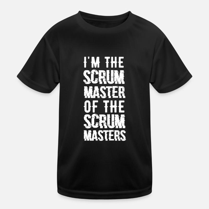 Scrum Master Agile Projectmanagement T-Shirt Kids Functional T-Shirt
