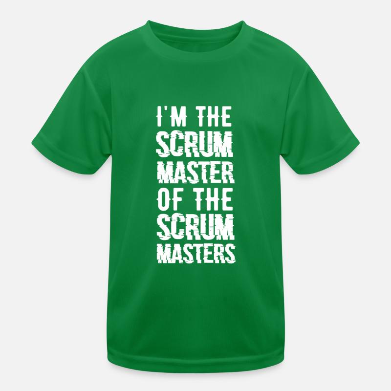 Scrum Master Agile Projectmanagement T-Shirt Kids Functional T-Shirt