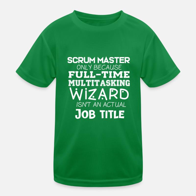 Scrum Master Kinder Funktions-T-Shirt