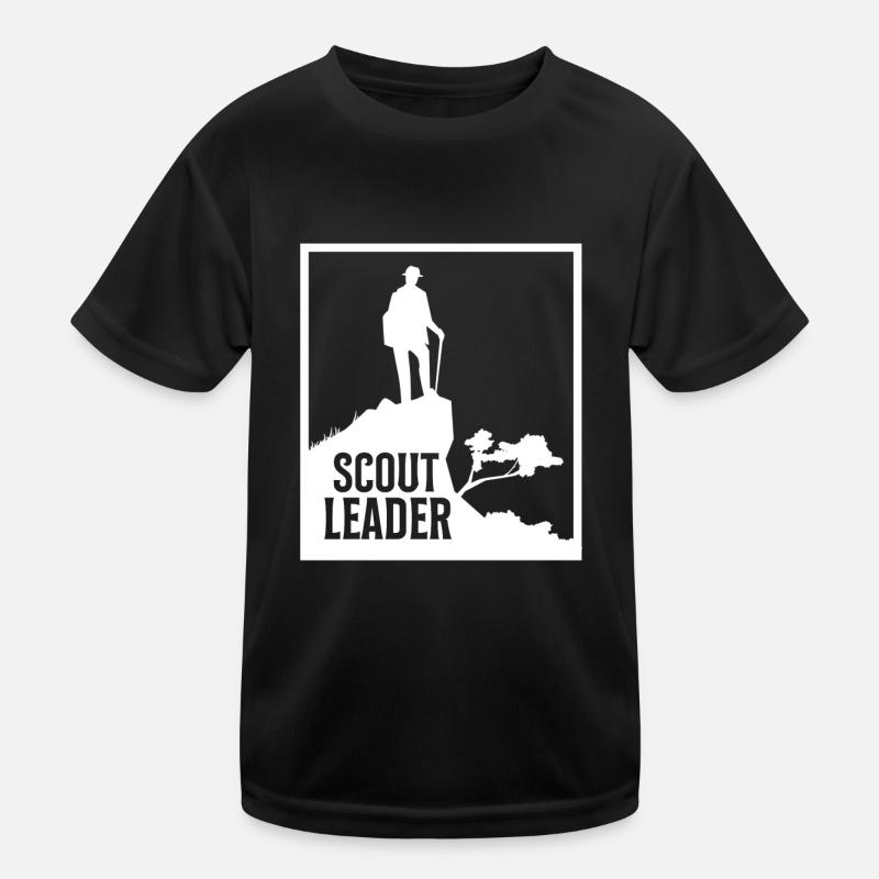 Pfadfinder Leiter Kinder Funktions-T-Shirt