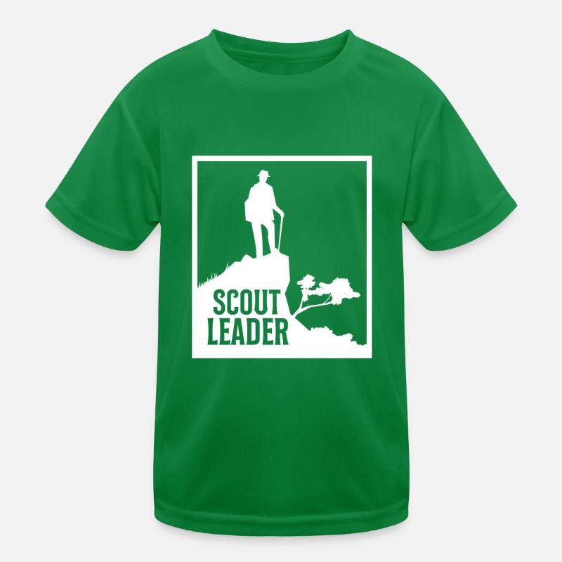 Pfadfinder Leiter Kinder Funktions-T-Shirt
