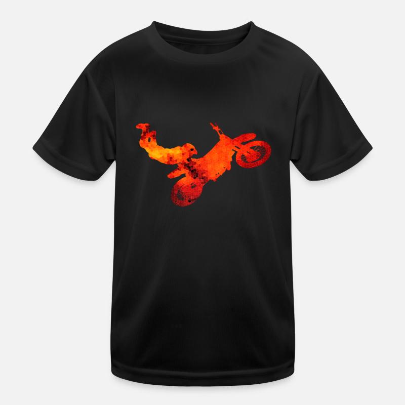 MotorCross Jump Kinder Funktions-T-Shirt
