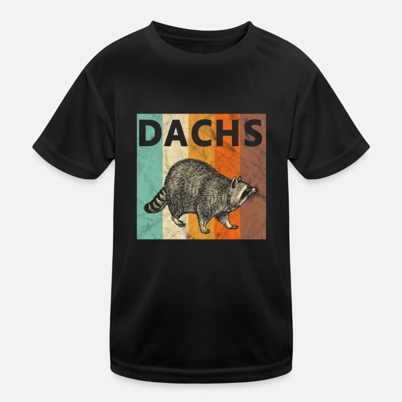 Dachs Kinder Funktions-T-Shirt