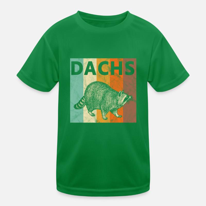 Dachs Kinder Funktions-T-Shirt