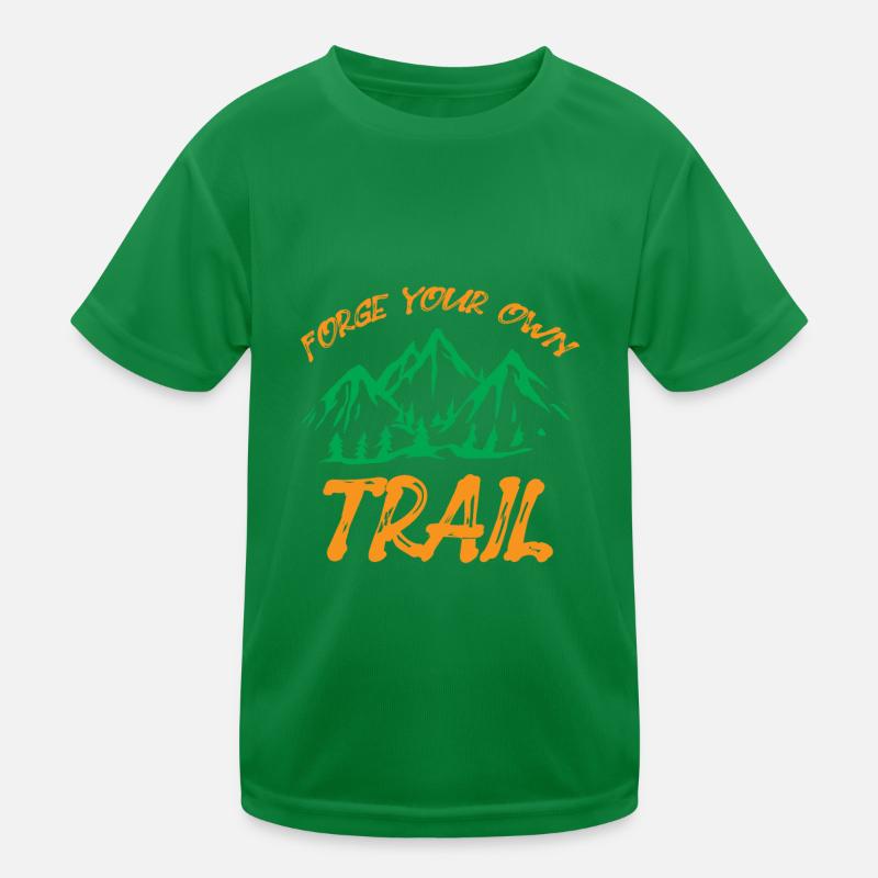 Hike Tramp Roam Walk Trek Wander Nature Mount Gift Kids Functional T-Shirt