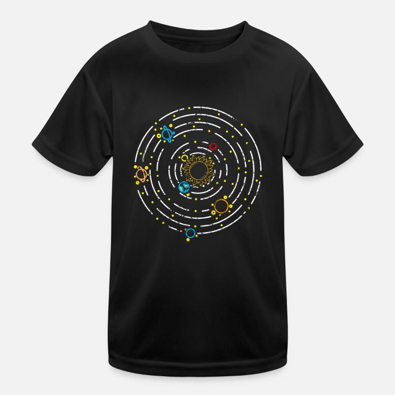 Planet solar system Kids Functional T-Shirt