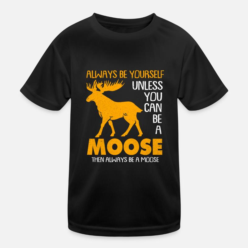 Elch Kinder Funktions-T-Shirt