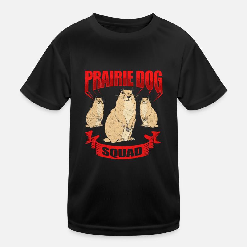Chien de prairie T-shirt sport Enfant