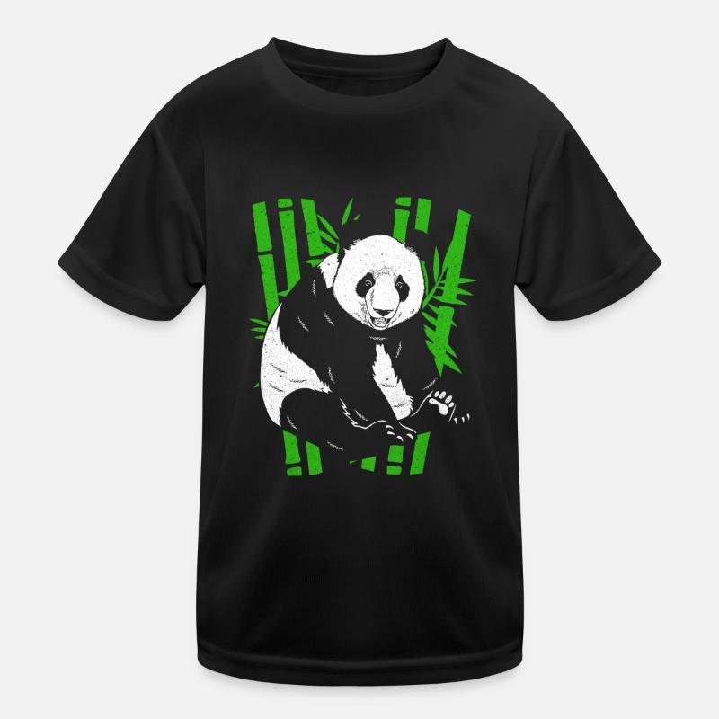 Panda Kinder Funktions-T-Shirt