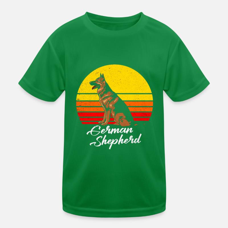 Deutscher Schäferhund Kinder Funktions-T-Shirt