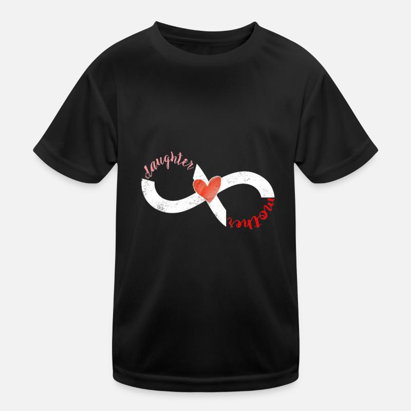 Mutter-Tochter-Liebes-Frauen-weibliches Mama-Mutter-Geschenk Kinder Funktions-T-Shirt