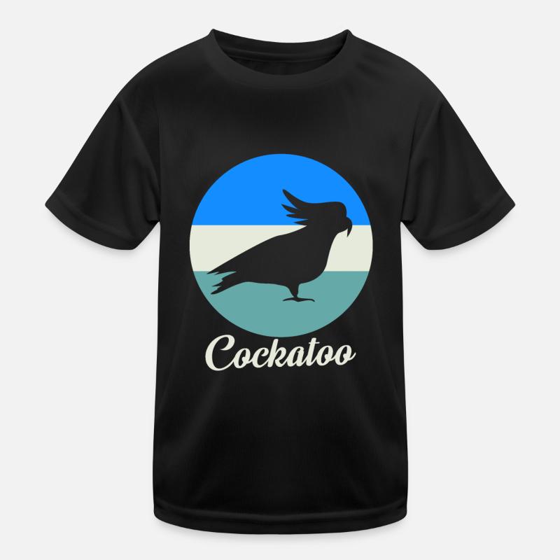 Robe de plumes de plumage oiseau plume perroquet cacatoès T-shirt sport Enfant