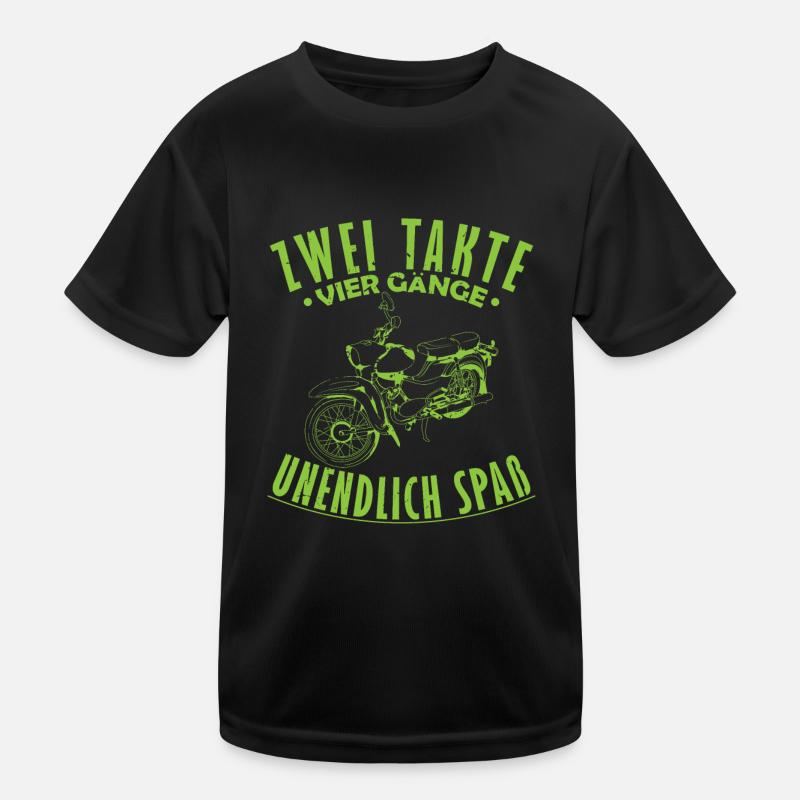 Moped DDR Geschenk Kinder Funktions-T-Shirt