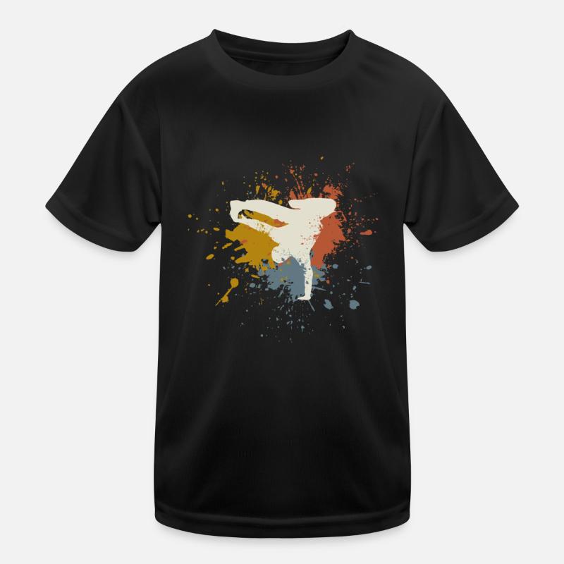 Breakdance retro Kinder Funktions-T-Shirt