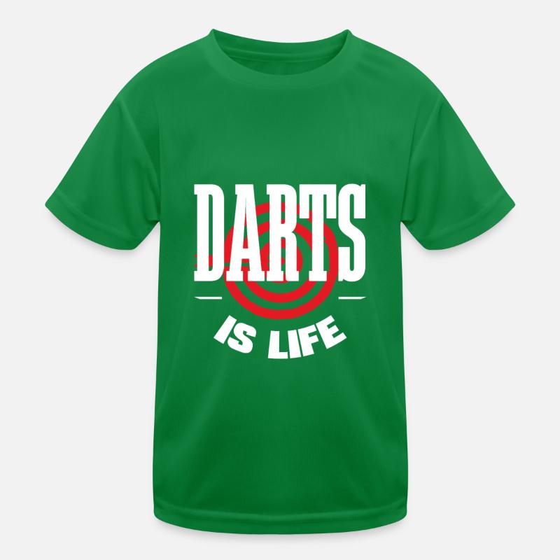 Dart Kinder Funktions-T-Shirt